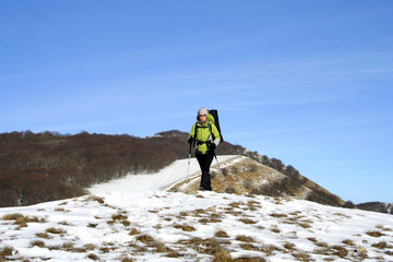 Obraz premium Winter hike.