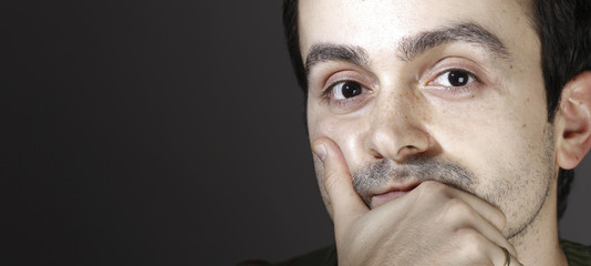 Fototapeta premium Portrait of a young man