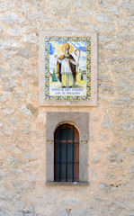 Fototapeta premium Le sanctuaire de Sant Honorat de Randa à Majorque