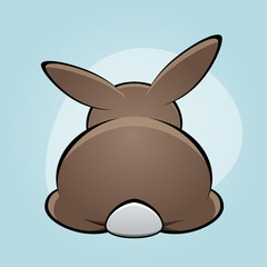 Obraz premium hase von hinten