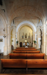 Fototapeta na wymiar Kościół pustelni Sant Honorat w Randa na Majorce
