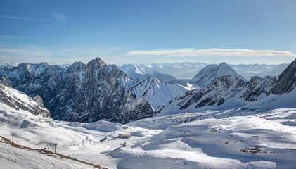 Zugspitze – Skifahren auf dem Gletscher