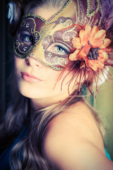 Fototapeta premium closeup mask