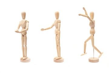 Collection of Artist mannequin in various poses