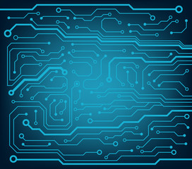 abstract technology circuit board vector background