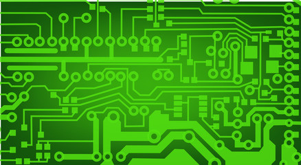 abstract technology circuit board vector background