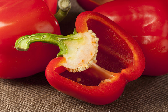 Fresh Organic Red Bell Pepper