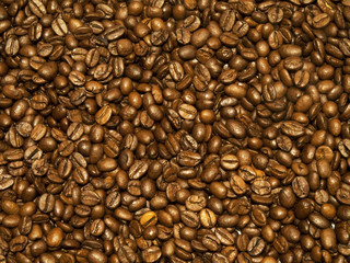 coffee beans as a background