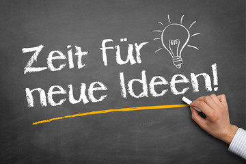 Zeit für neue Ideen