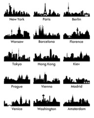 city ​​silhouette vector 15