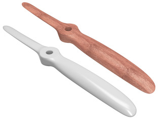 Set of two blades propellers