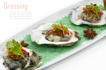 Fresh oysters