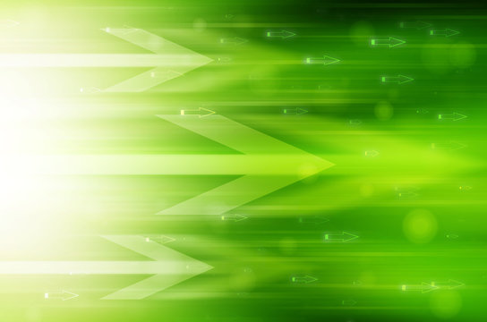 Abstract Green Technology Background.