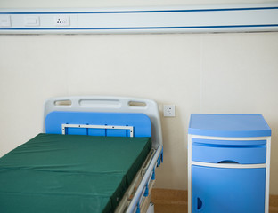 empty hospital room.