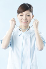 看護師・ブルーバック