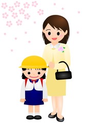 入学式　女の子