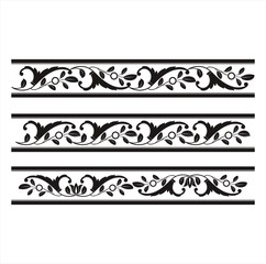 paisley floral border, textile , Rajasthan, royal India