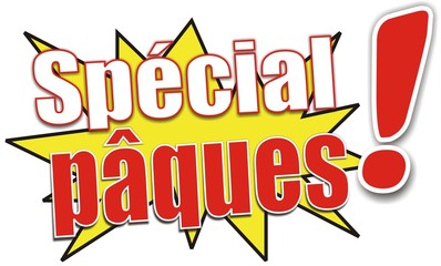 étiquette spécial pâques