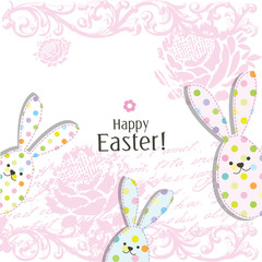 Easter card with copy space