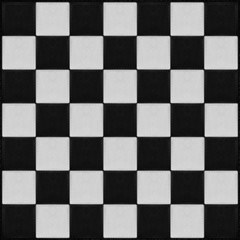 black and white check