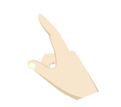 recommend clip art: Pointing hand forefinger