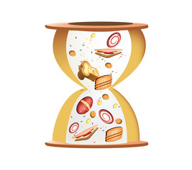 Candy Hourglass vector