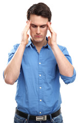 Fototapeta premium Man with a headache