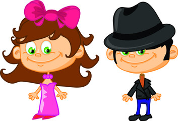 Набор из мультфильма милые дети