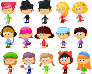 Набор из мультфильма милые дети