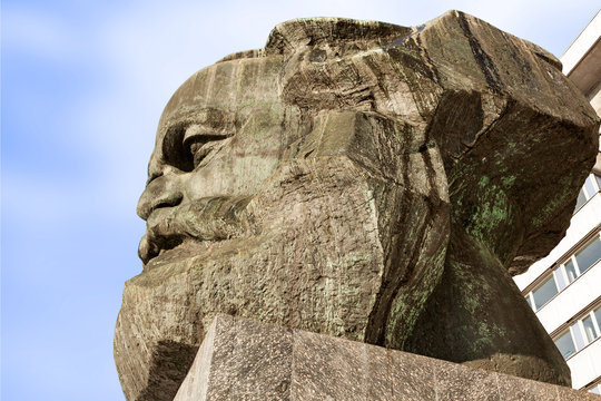 Karl Marx monument in Chemnitz, Saxony