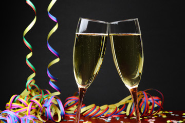 Feier mit Sekt