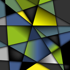 Abstract background, Effect glass painting, Geometric shapes