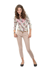 Girl in a summer clothing.