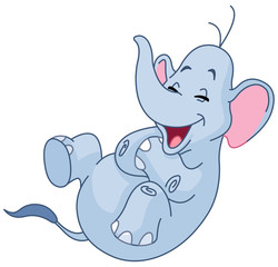 Laughing elephant