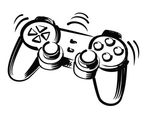 illustration of joystick © bioraven
