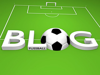 Obraz premium Fussball_BLOG - 3D