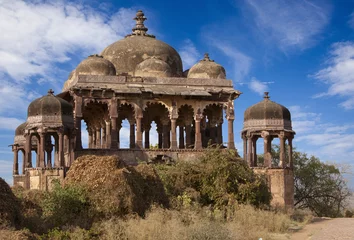 Papier Peint photo Lavable Inde Fort dans le parc national de Ranthambore, Rajasthan,