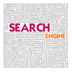 Business word cloud for business and finance concept, Search Eng