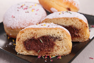 chocolate donuts