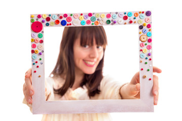 Girl in frame
