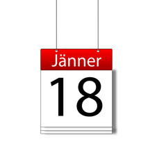 Kalenderblatt 18. Jänner