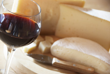 cheese and wine