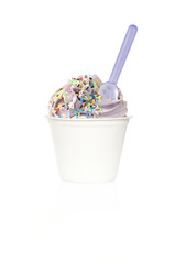 frozen yogurt streusel