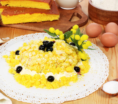 Torta mimosa - Mimosa cake