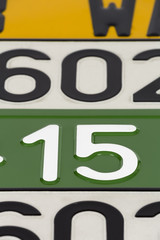 License plates