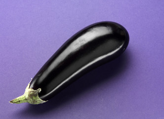 fresh aubergine