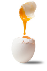 Eier für das Osterfest - tropfendes Eigelb