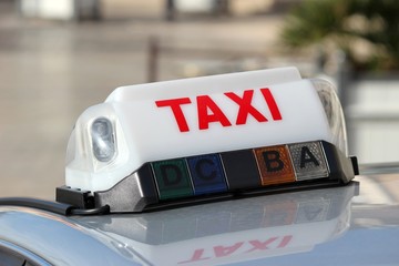 Enseigne de taxi
