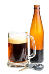 Beer and car keys