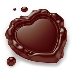 Heart-Shaped Chocolate Seal